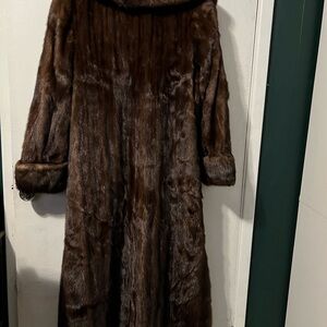 Vintage Nina Ricci Paris Buff Mink Coat